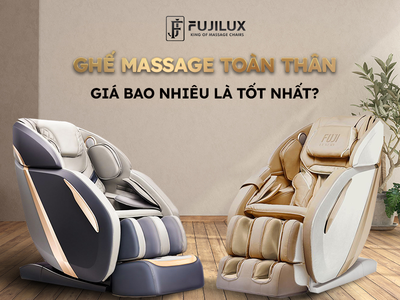 Giá ghế massage toàn thân bao nhiêu là hợp lý?