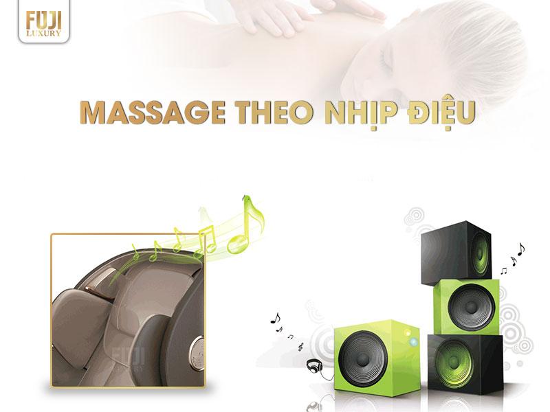 Massage theo nhịp điệu có nhạc giúp não bộ thả lỏng nhất