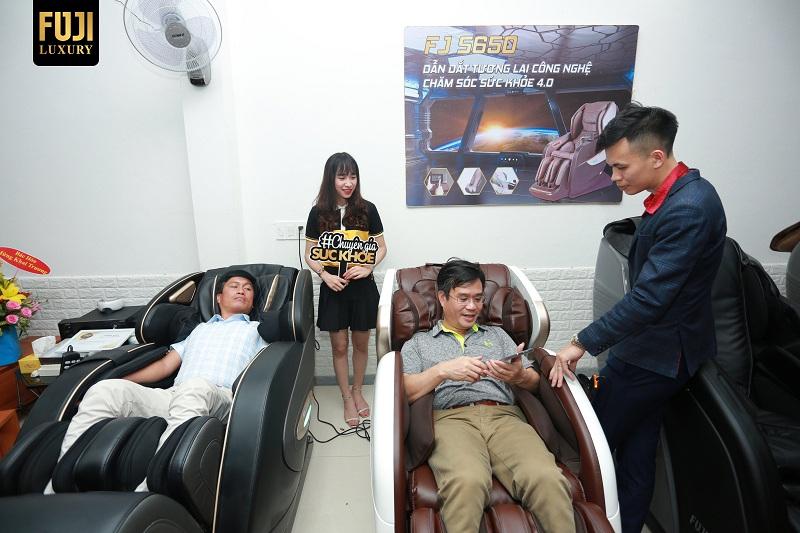 Ghế massage Fuji Luxury - Phục vụ tận tâm, vươn tầm quốc tế.