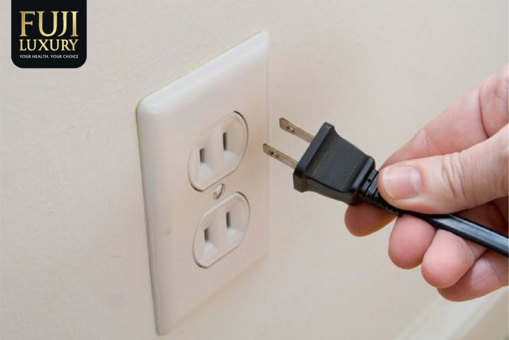 Khi không sử nên tắt các thiết bị điện để đảm bảo an toàn