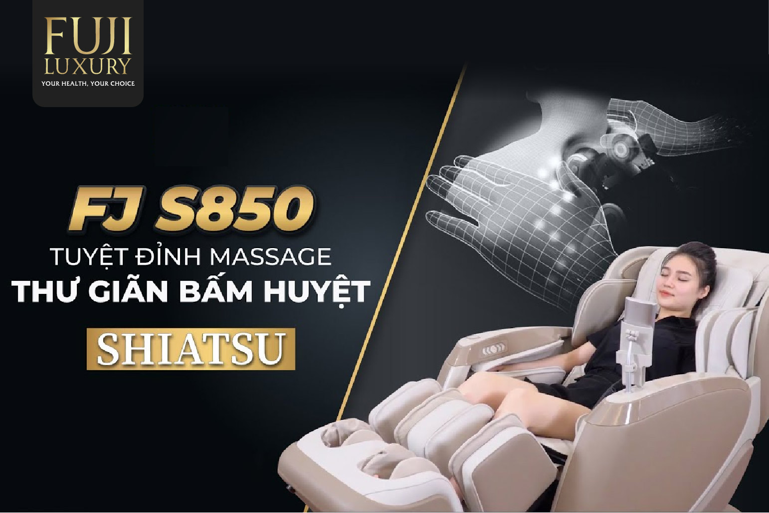 Các tính năng massage độc quyền được tích hợp trong ghế massage 