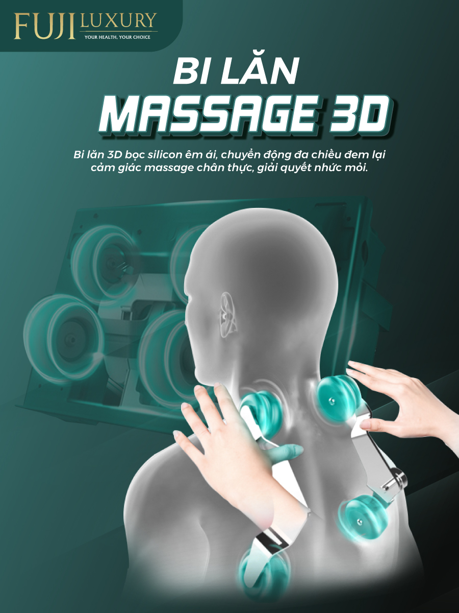 FJ-2022E với bị lăn massage 3D