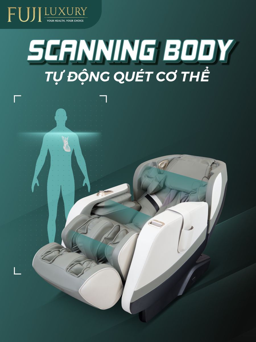 FJ-2022 E với chế độ scanning body tự động quét cơ thể