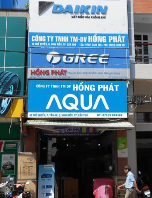 Cửa hàng điện máy Hồng Phát