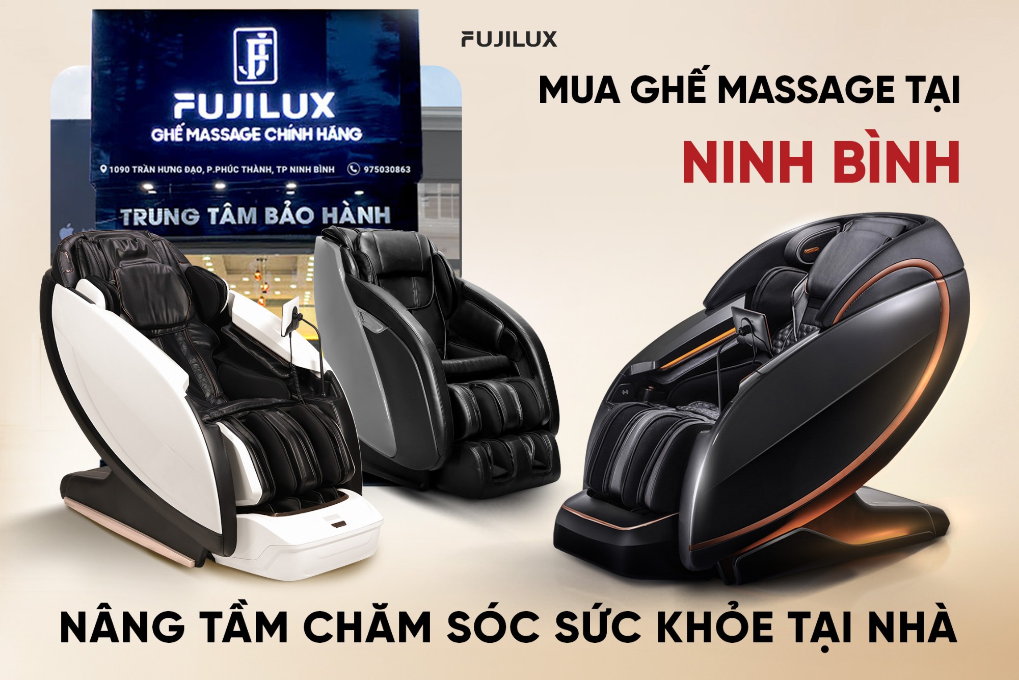 Mua ghế massage tại Ninh Bình - Nâng tầm chăm sóc sức khỏe tại nhà