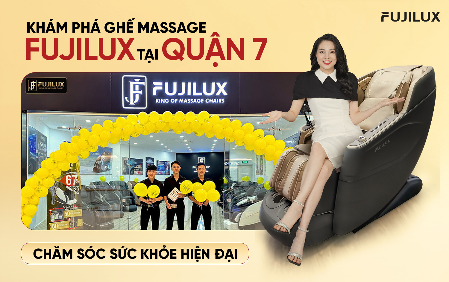 Khám Phá Ghế Massage FUJILUX Tại Quận 7: Chăm Sóc Sức Khỏe Hiện Đại