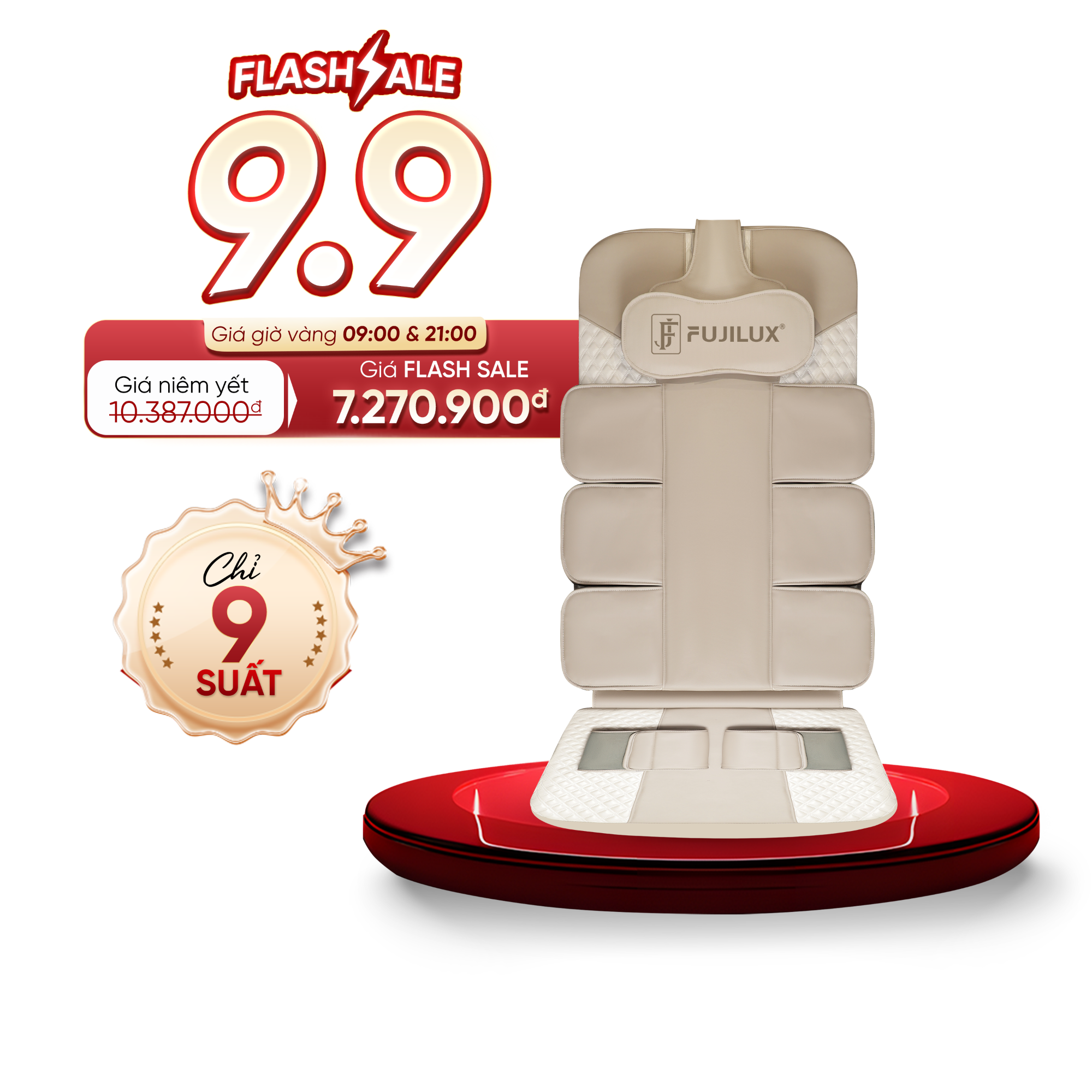 ĐỆM MASSAGE FUJILUX FJ-D88