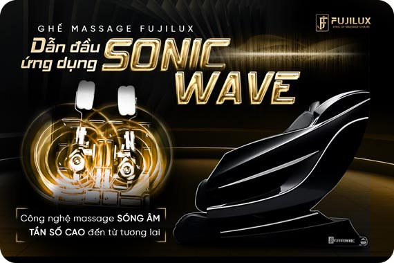 SONIC WAVE - Công nghệ massage sóng âm tần số cao từ tương lai
