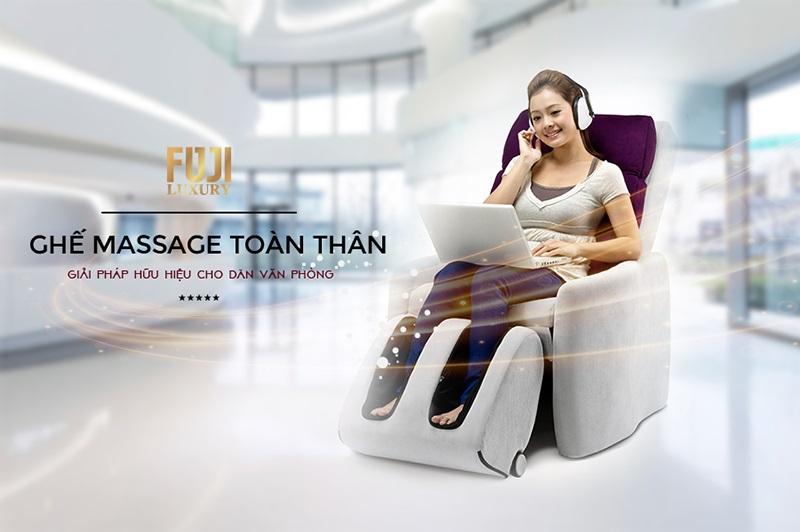 Tư vấn chọn ghế massage cho dân văn phòng - Fuji Luxury