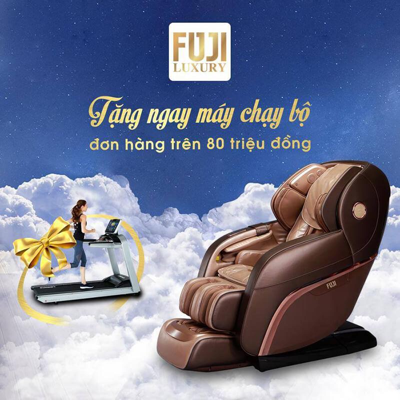 Giảm sâu 60% chào mừng Ngày phụ nữ Việt Nam 20/10 – Ghế massage Fuji Luxury
