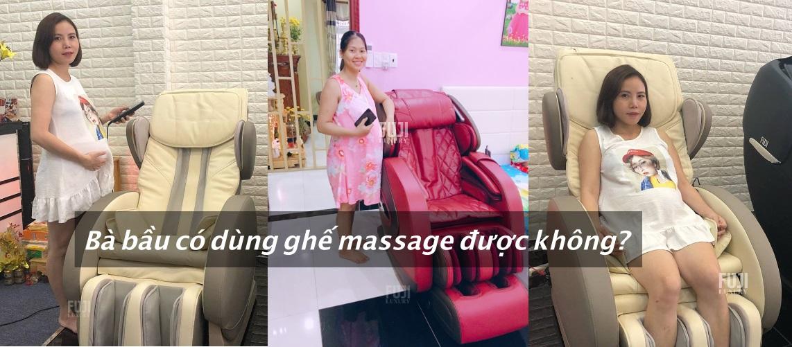 Bà bầu tuyệt đối không được ngồi ghế massage nếu có 2 biểu hiện này