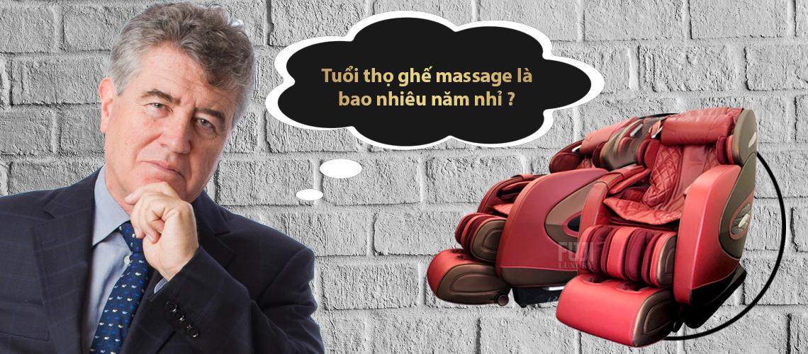 Tuổi thọ ghế massage Fuji Luxury có thể lên tới 24 năm?