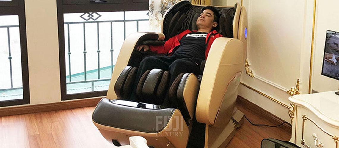 Ghế massage Fuji Luxury giao hàng và lắp đặt miến phí tại nhà trên toàn quốc