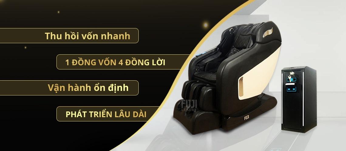 Tư vấn chi phí kinh doanh ghế massage tự động