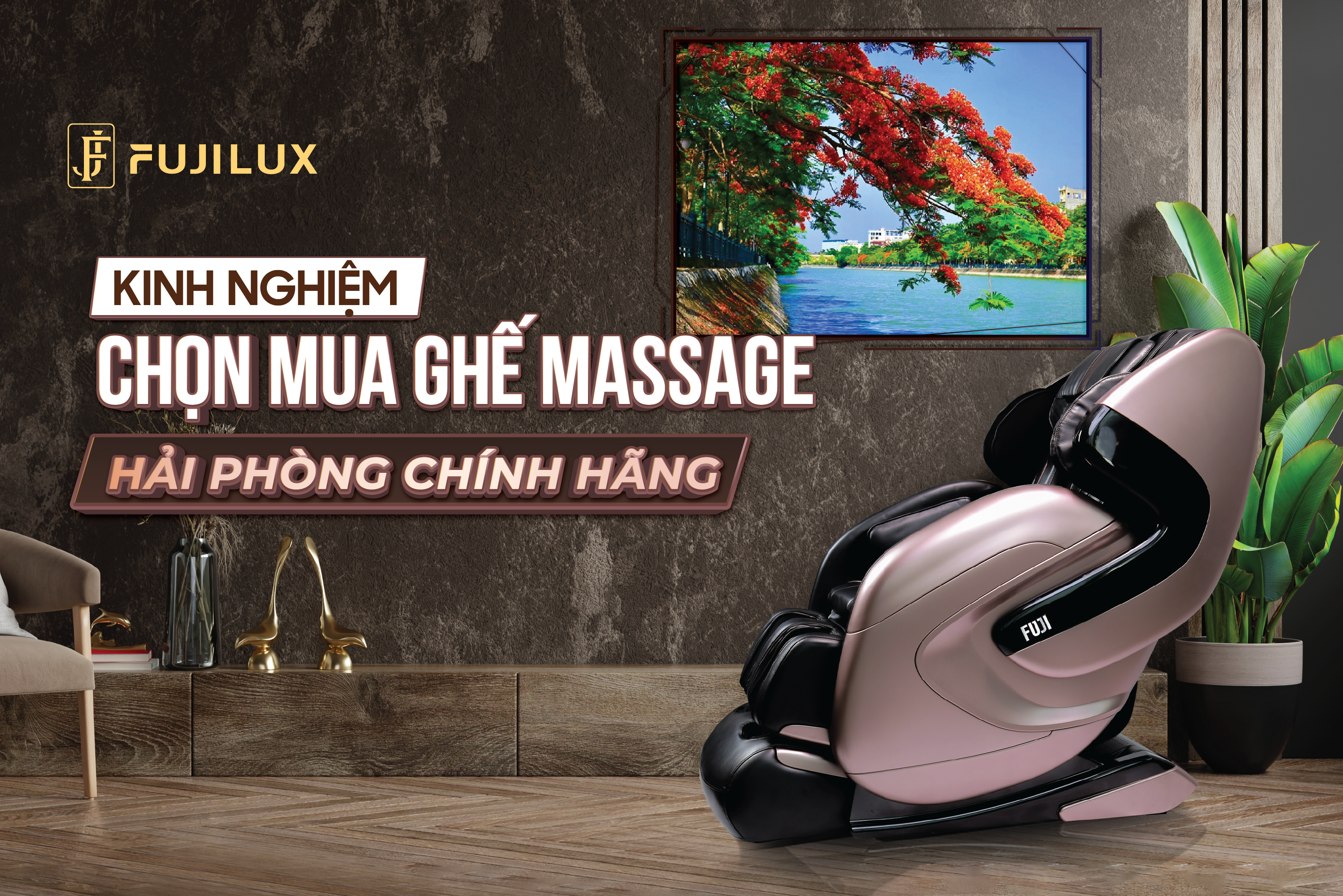 Kinh nghiệm chọn mua ghế massage Hải Phòng chính hãng