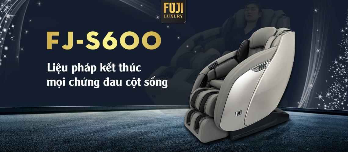 Ghế massage FJ-S600 - Liệu pháp kết thúc mọi chứng đau cột sống