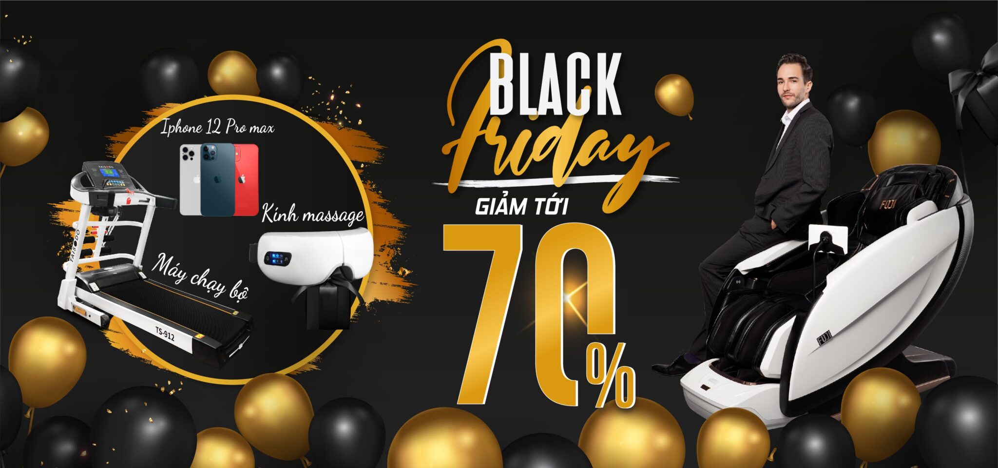 ghế massage - blackfriday
