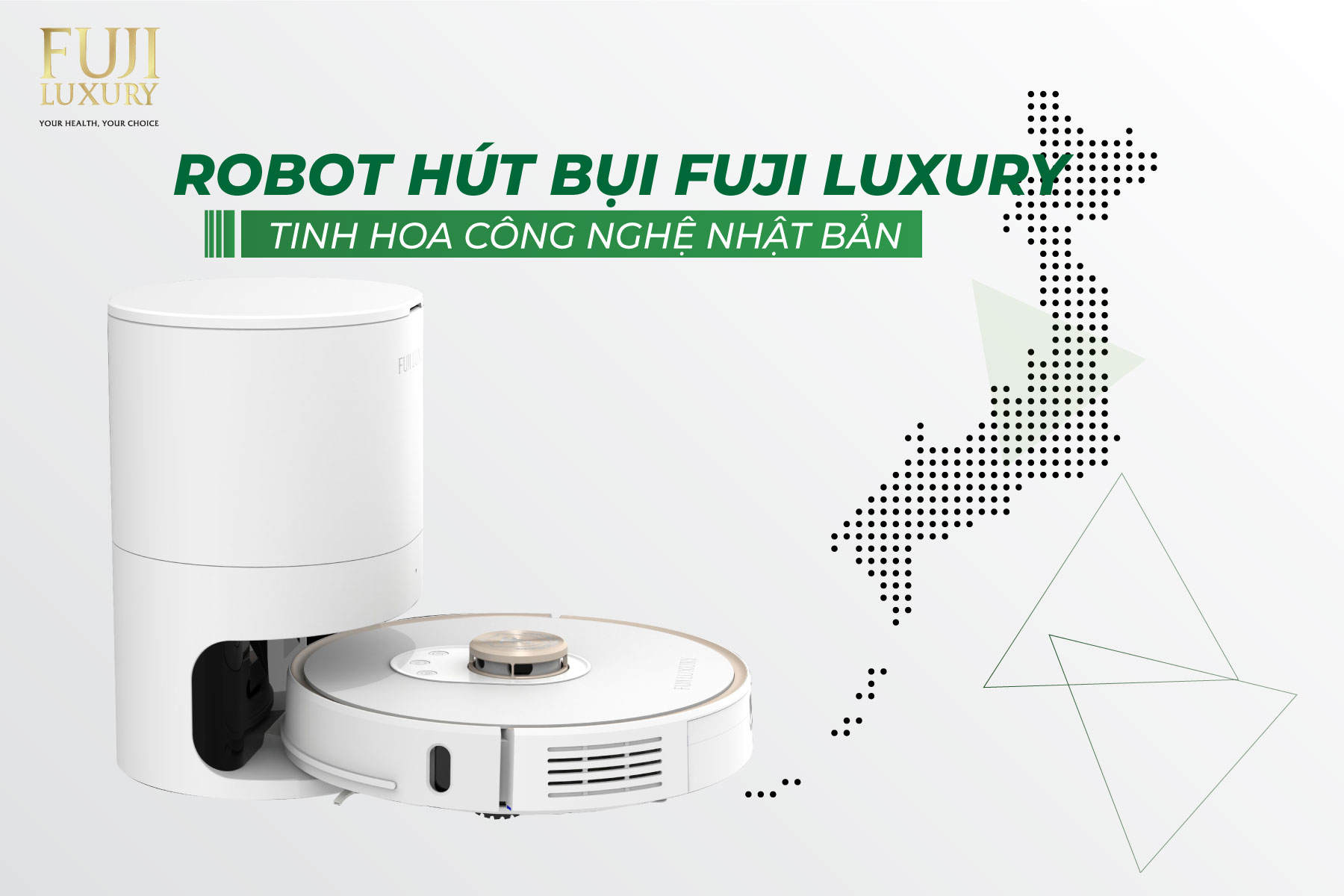 Robot hút bụi lau nhà Nhật Bản