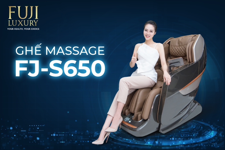 Ghế massage FJ S650 - Lựa chọn hàng đầu cho sức khỏe