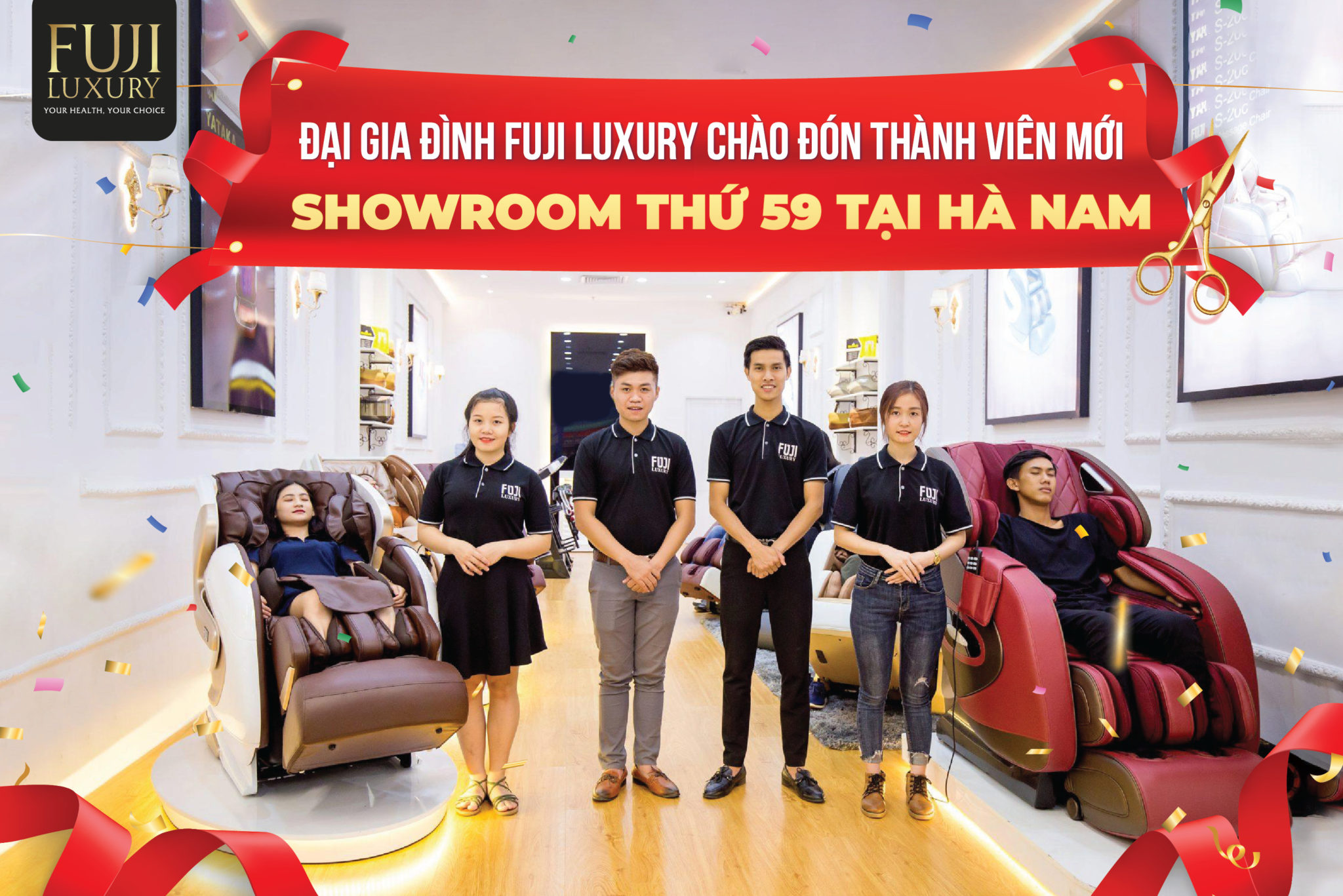 Fuji Luxury Chào Đón Showroom Thứ 59 - Ghế Masssage Tại Hà Nam