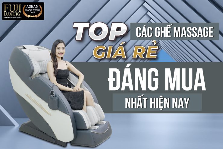 TOP các ghế massage GIÁ RẺ đáng mua nhất hiện nay