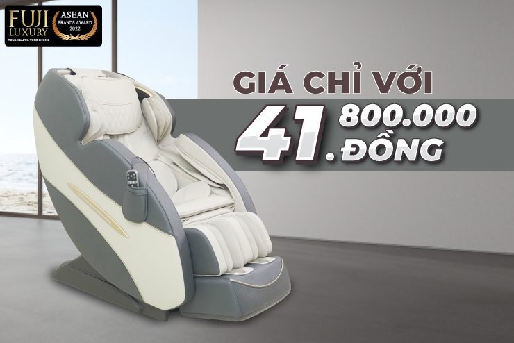 Ghế massage FJ-350 có thiết kế sang trọng và chức năng massage chăm sóc giấc ngủ, phù hợp với người lớn tuổi
