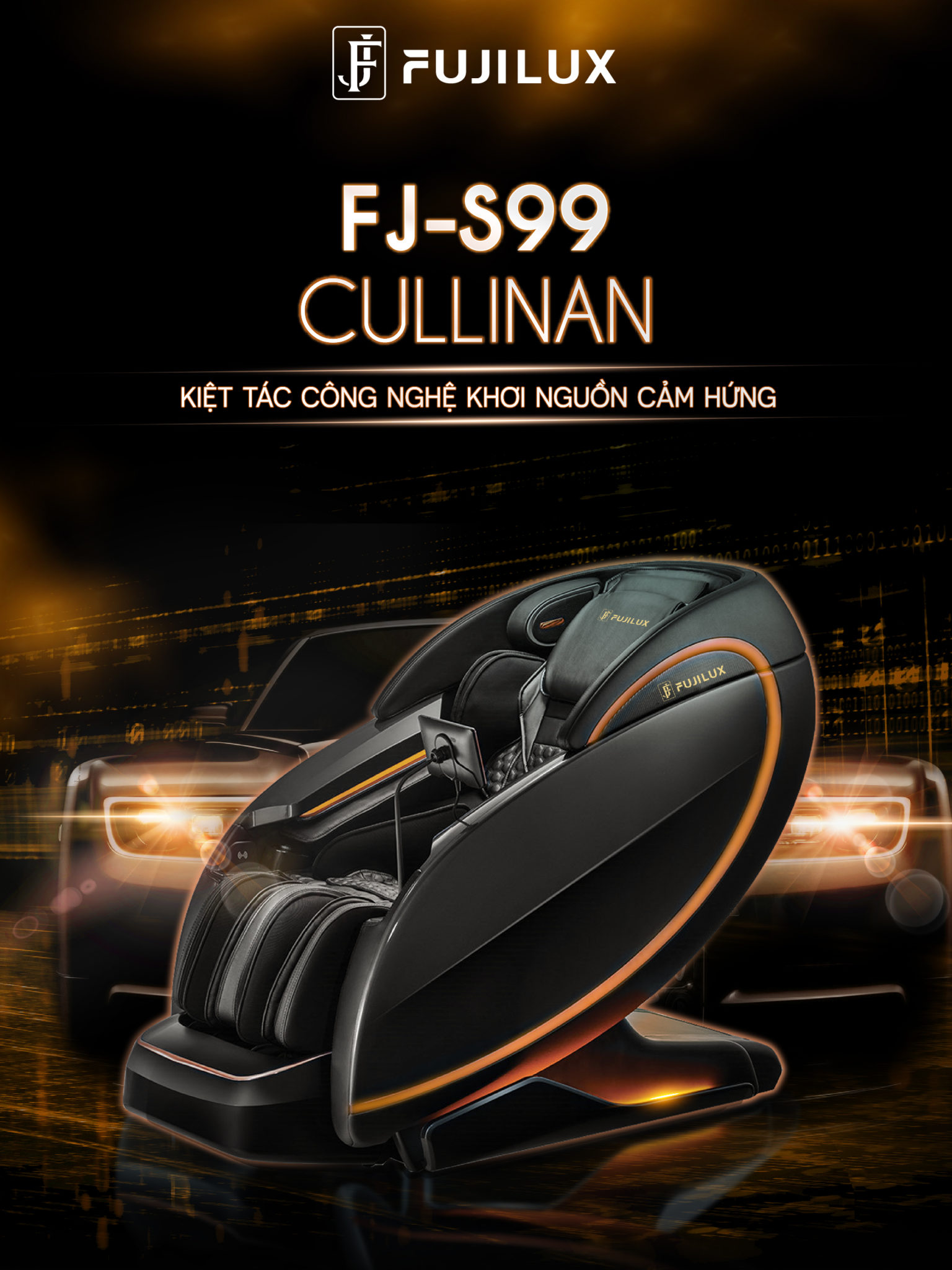 FJ - S99 Cullinan - "Viên kim cương đen" giữa phố đêm thành thị