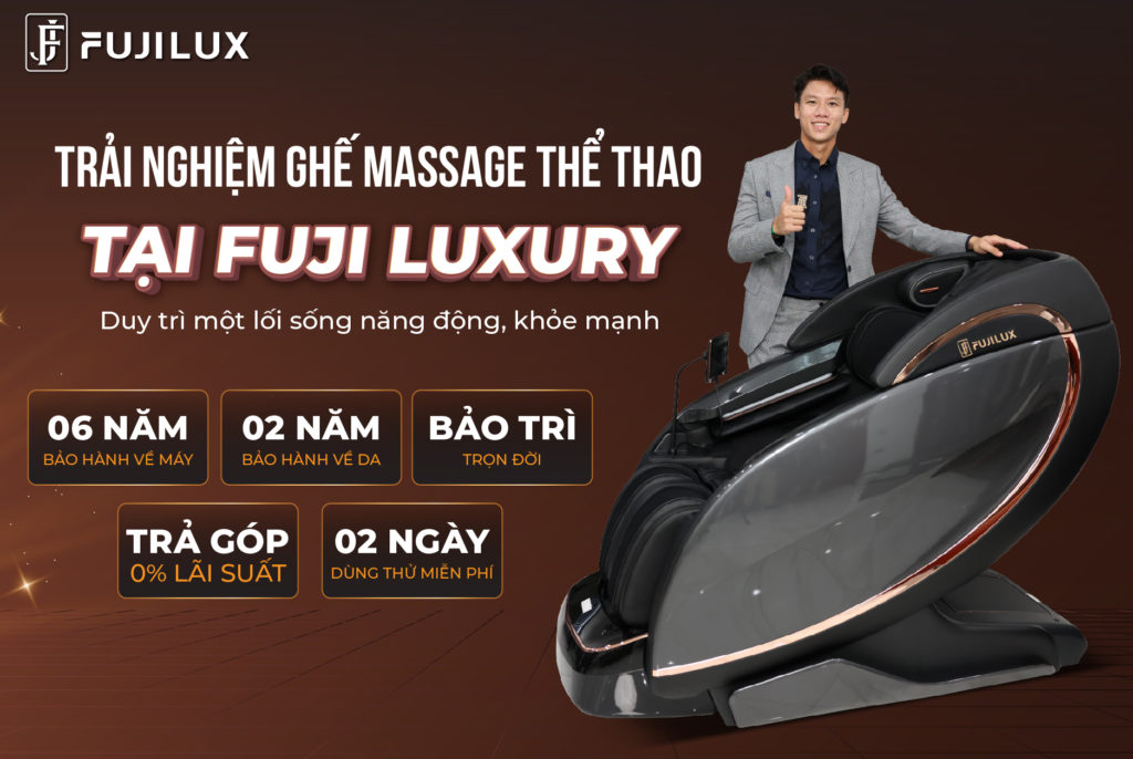 Fuji Luxury - Thương hiệu ghế massage hàng đầu cho người thường xuyên vận động