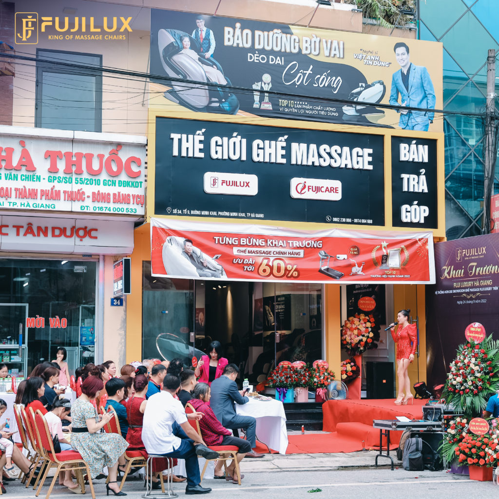 Ghế massage Fuji Luxury Hà Giang - Lựa chọn hoàn hảo của mọi gia đình Việt