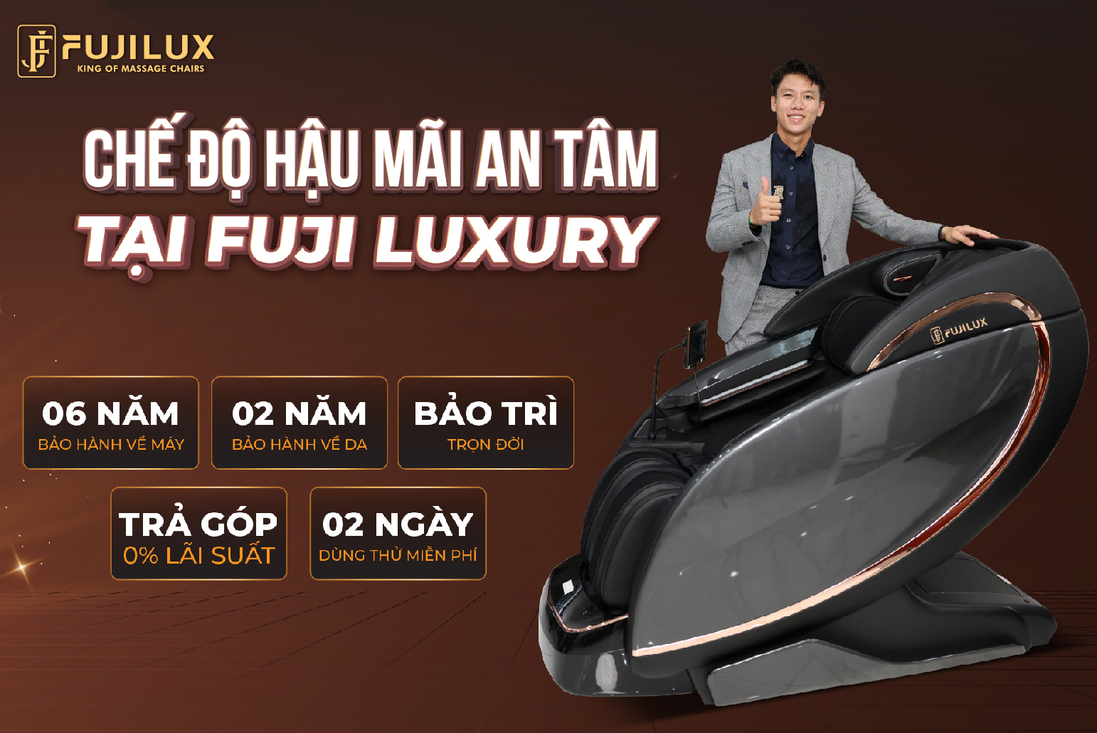 Fuji Luxury - Địa chỉ mua ghế massage uy tín chất lượng