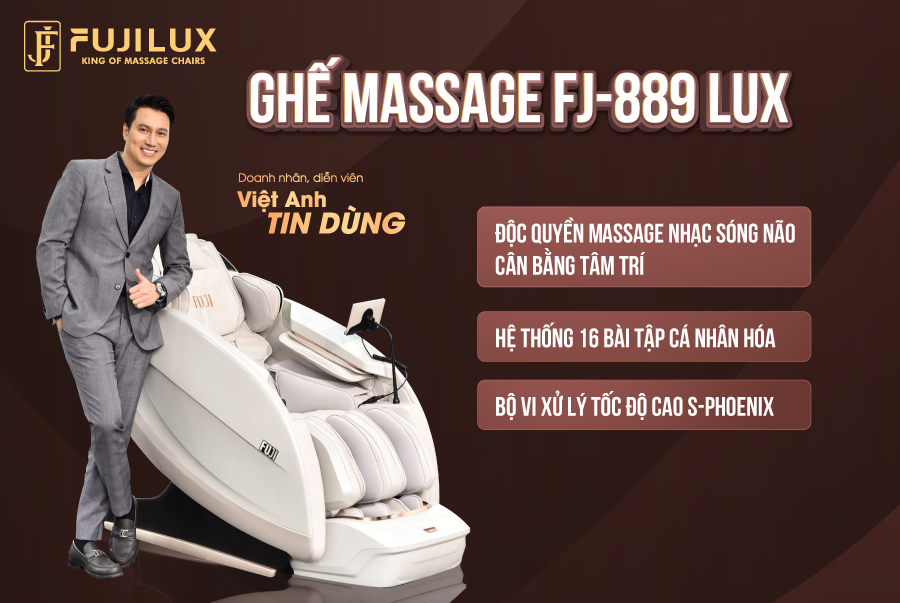 Ghế massage được ứng dụng công nghệ massage hiện đại bậc nhất trên thị trường