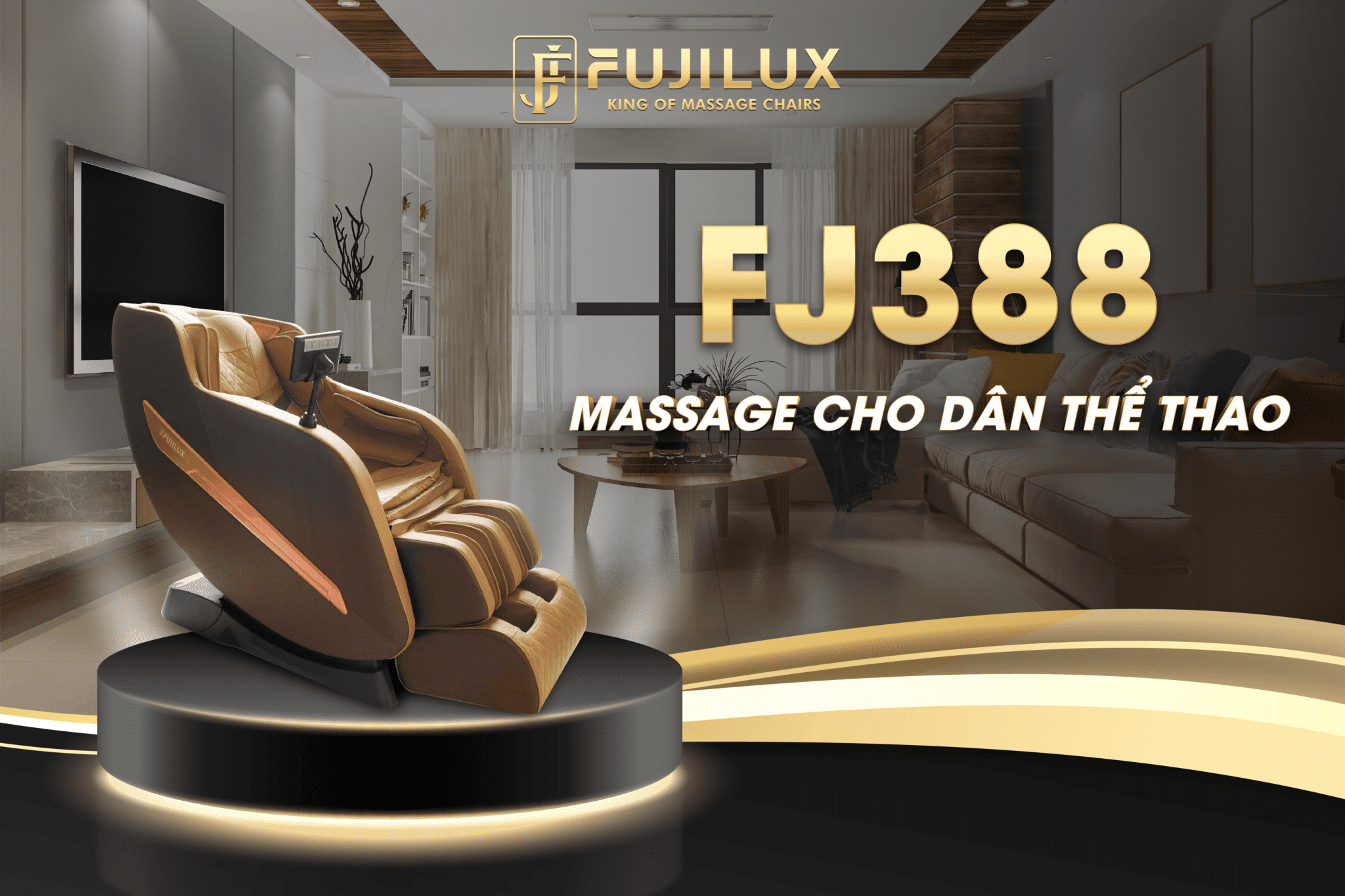 FJ388 - Ghế massage cho dân thể thao 