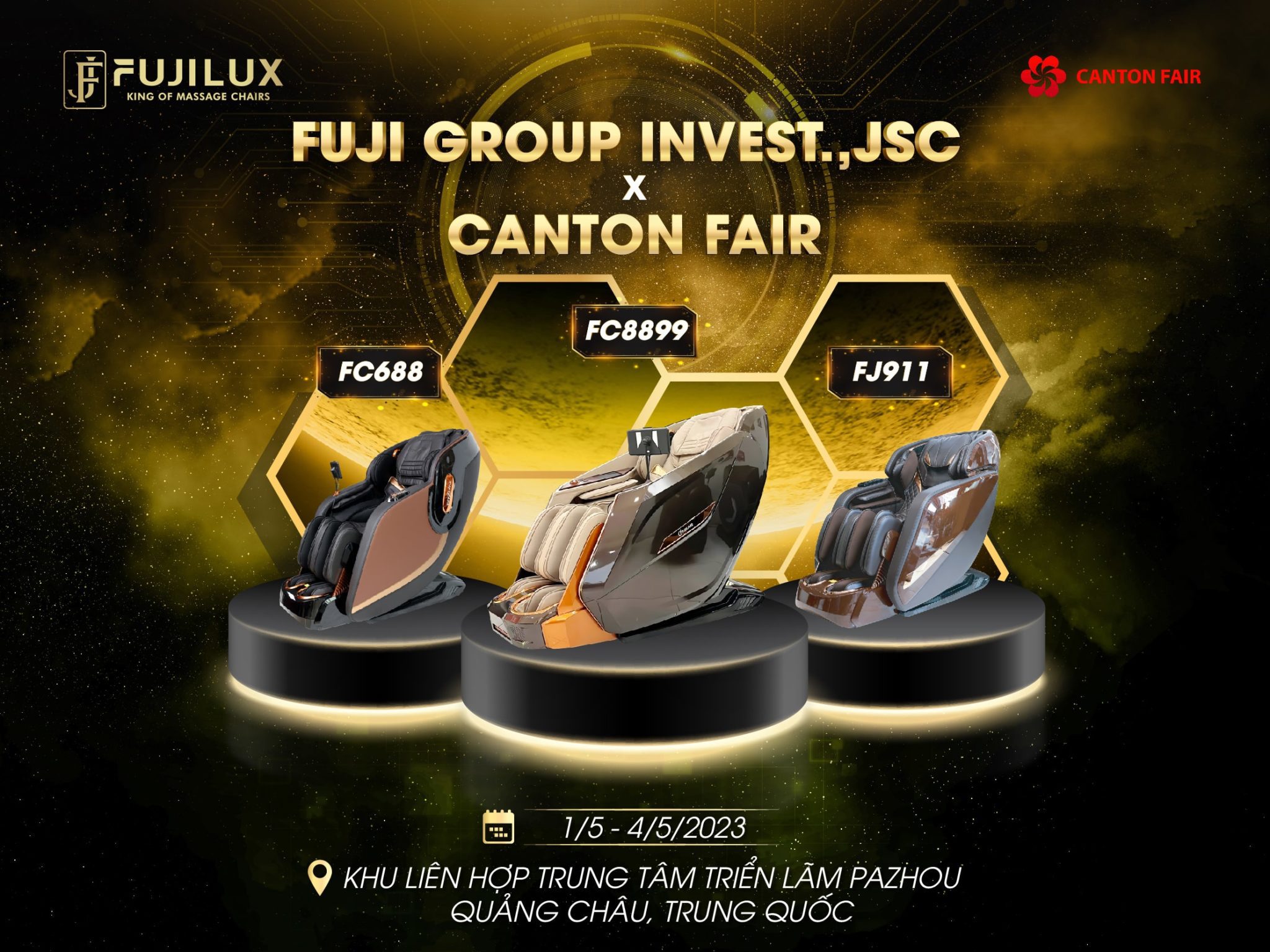 Top 3 sản phẩm ứng dụng công nghệ hiện đại bậc nhất của Fuji Luxury Group mang đến sự kiện Canton Fair 2023