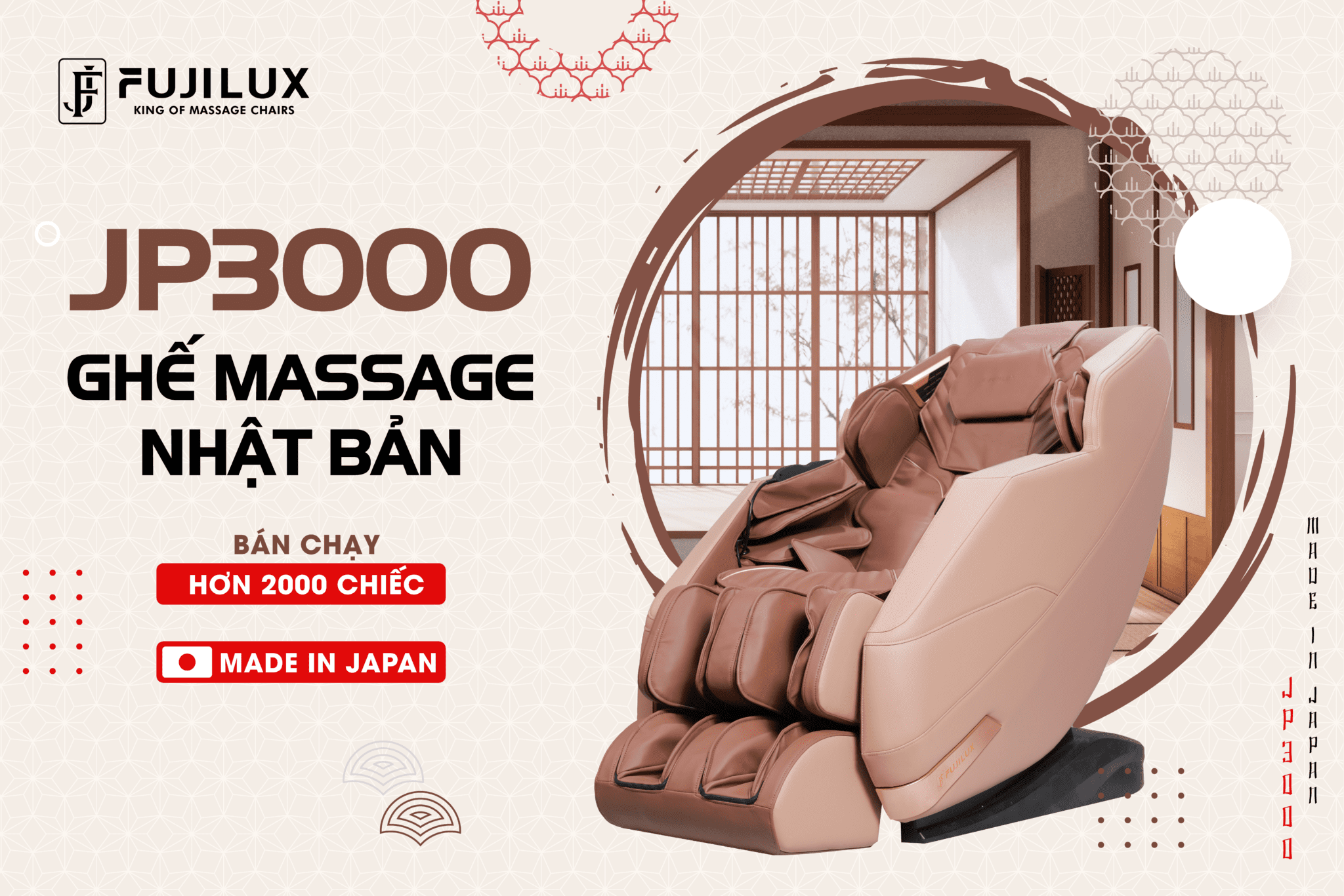 Bật mí mẫu ghế massage bán chạy hơn 2000 chiếc tại FujiLux